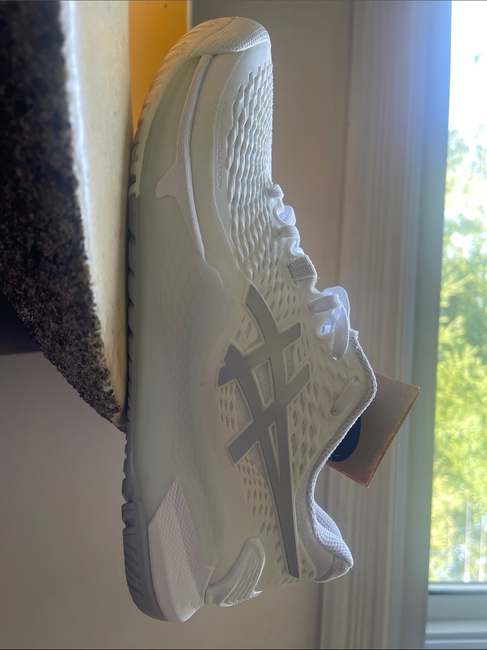 ASICS White Knit Athletic Sneakers - Picture 5 of 5